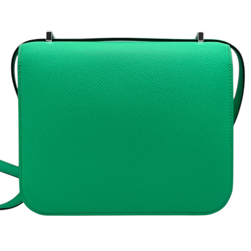 エルメス HERMES コンスタンス3 ミニ B刻印　(2023年製) ヴェールコミック シルバー金具 ヴォーエプソン レディース ショルダーバッグ