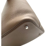 エルメス HERMES ピコタンロックMM U刻印 エトゥープ SV金具 トリヨン レディース ハンドバッグ