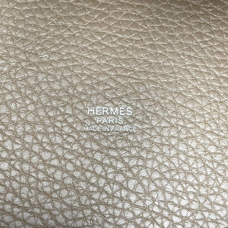 エルメス HERMES ピコタンロックMM U刻印 エトゥープ SV金具 トリヨン レディース ハンドバッグ