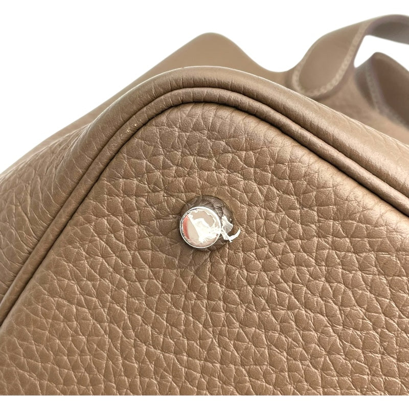 エルメス HERMES ピコタンロックMM U刻印 エトゥープ SV金具 トリヨン レディース ハンドバッグ