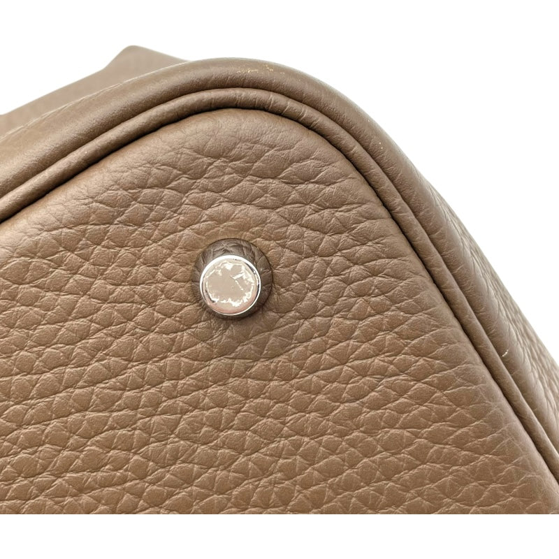 エルメス HERMES ピコタンロックMM U刻印 エトゥープ SV金具 トリヨン レディース ハンドバッグ