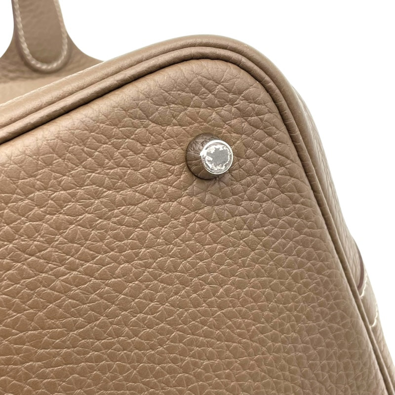 エルメス HERMES ピコタンロックMM U刻印 エトゥープ SV金具 トリヨン レディース ハンドバッグ