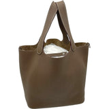 エルメス HERMES ピコタンロックMM U刻印 エトゥープ SV金具 トリヨン レディース ハンドバッグ