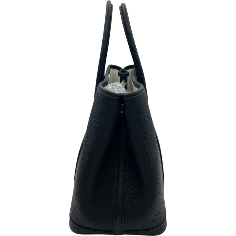 エルメス HERMES ガーデンパーティTPM Z刻印 ブラック SV金具 ネゴンダ レディース ハンドバッグ