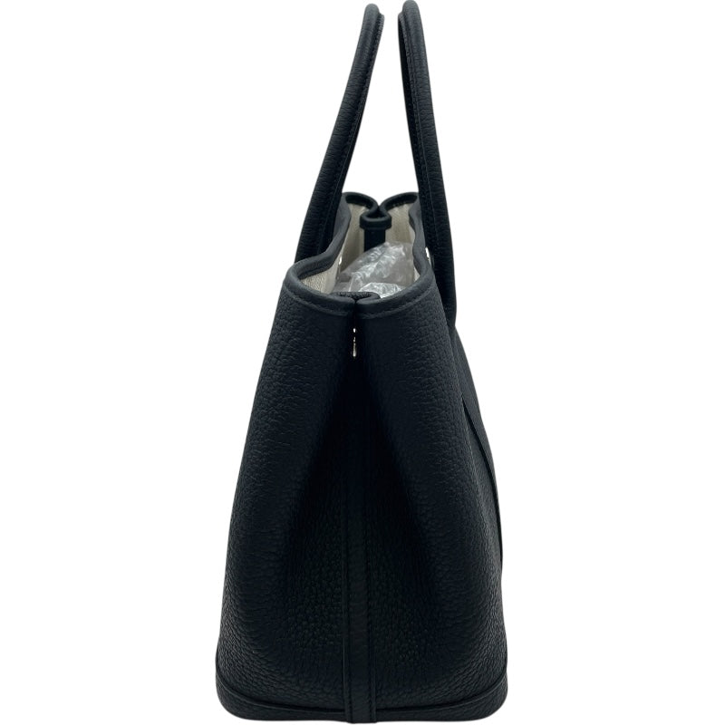 エルメス HERMES ガーデンパーティTPM Z刻印 ブラック SV金具 ネゴンダ レディース ハンドバッグ