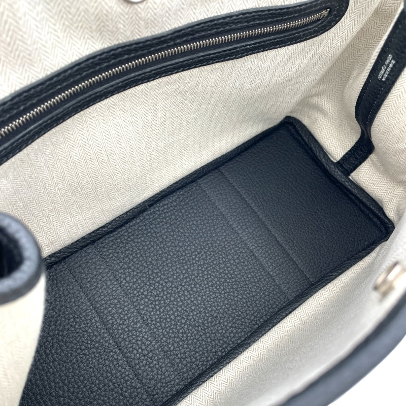 エルメス HERMES ガーデンパーティTPM Z刻印 ブラック SV金具 ネゴンダ レディース ハンドバッグ