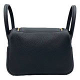 エルメス HERMES リンディ ミニ K刻 ブラック GD金具 トリヨン レディース ショルダーバッグ