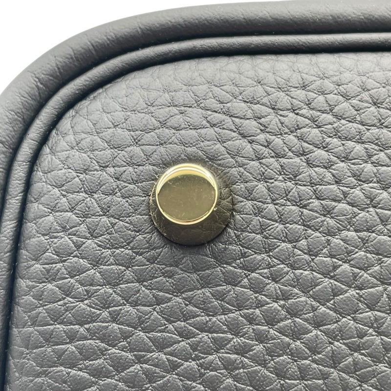 エルメス HERMES ピコタンロックMM K刻 ブラック GD金具 トリヨン レディース ハンドバッグ