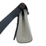 エルメス HERMES エールバッグジップミニ K刻 グレー SV金具 トワル レディース ショルダーバッグ