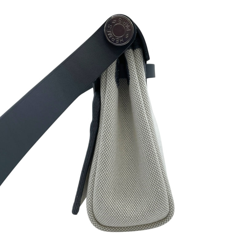 エルメス HERMES エールバッグジップミニ K刻 グレー SV金具 トワル レディース ショルダーバッグ