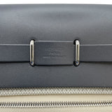 エルメス HERMES エールバッグジップミニ K刻 グレー SV金具 トワル レディース ショルダーバッグ