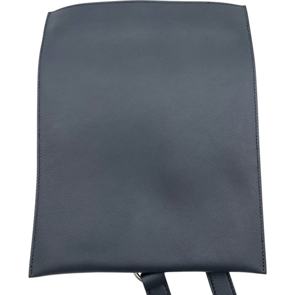 エルメス HERMES ポッシャンプリュス U刻印 ブルーインディゴ SV金具 スイフト メンズ ショルダーバッグ