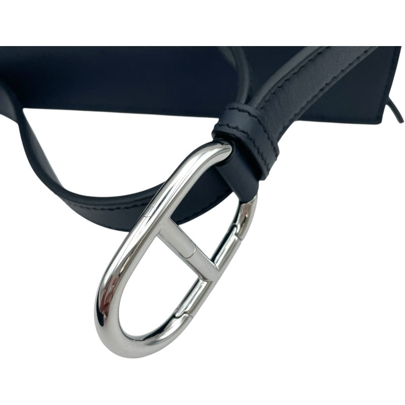 エルメス HERMES ポッシャンプリュス U刻印 ブルーインディゴ SV金具 スイフト メンズ ショルダーバッグ