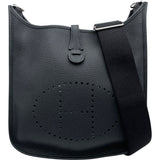 エルメス HERMES エヴリン3 PM T刻 ブラック SV金具 トリヨン レディース ショルダーバッグ