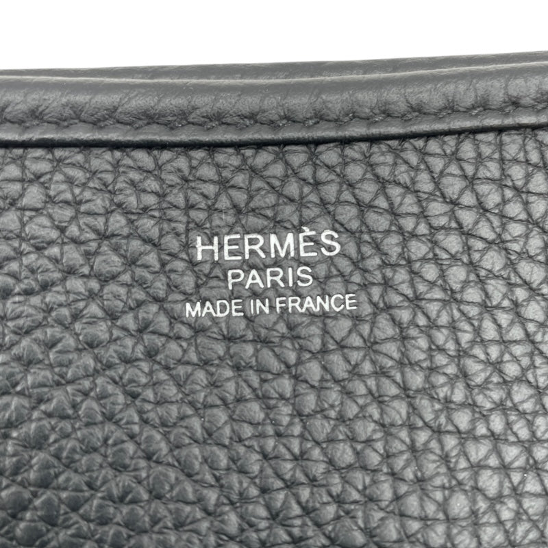 エルメス HERMES エヴリン3 PM T刻 ブラック SV金具 トリヨン レディース ショルダーバッグ