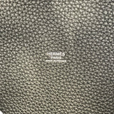 エルメス HERMES ピコタンロックMM W刻 ブラック SV金具 トリヨン レディース ハンドバッグ