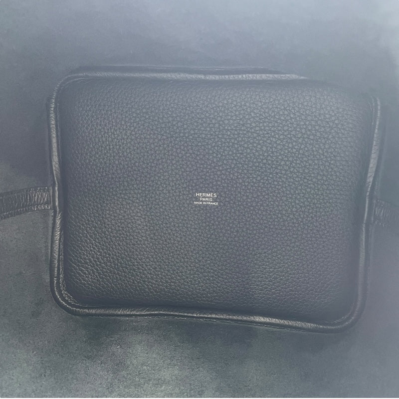 エルメス HERMES ピコタンロックMM W刻 ブラック SV金具 トリヨン レディース ハンドバッグ