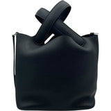 エルメス HERMES ピコタンロックMM W刻 ブラック SV金具 トリヨン レディース ハンドバッグ