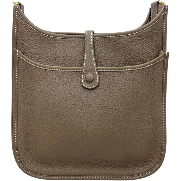 エルメス HERMES エヴリン3 PM Y刻 エトゥープ GD金具 トリヨン レディース ショルダーバッグ