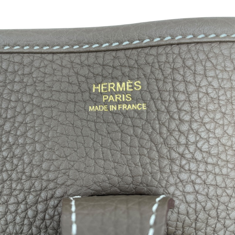 エルメス HERMES エヴリン3 PM Y刻 エトゥープ GD金具 トリヨン レディース ショルダーバッグ
