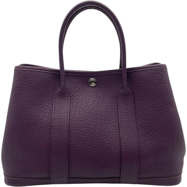 エルメス HERMES ガーデンパーティTPM ▢O刻 カシス カントリー レディース ハンドバッグ