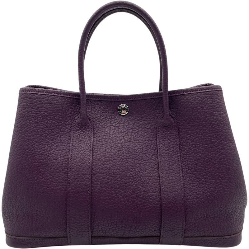 エルメス HERMES ガーデンパーティTPM ▢O刻 カシス カントリー レディース ハンドバッグ