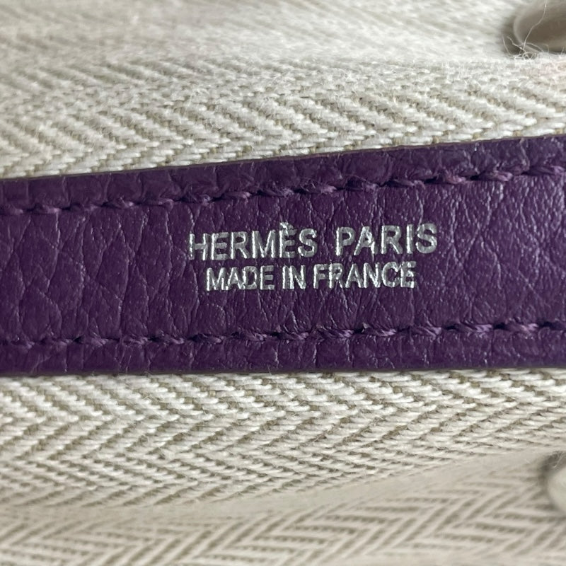 エルメス HERMES ガーデンパーティTPM ▢O刻 カシス カントリー レディース ハンドバッグ