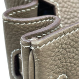 エルメス HERMES バーキン30 □O刻 エトゥープ SV金具 トゴ レディース ハンドバッグ