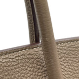 エルメス HERMES バーキン30 □O刻 エトゥープ SV金具 トゴ レディース ハンドバッグ
