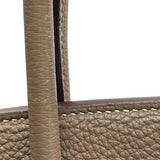 エルメス HERMES バーキン30 □O刻 エトゥープ SV金具 トゴ レディース ハンドバッグ