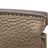 エルメス HERMES バーキン30 □O刻 エトゥープ SV金具 トゴ レディース ハンドバッグ