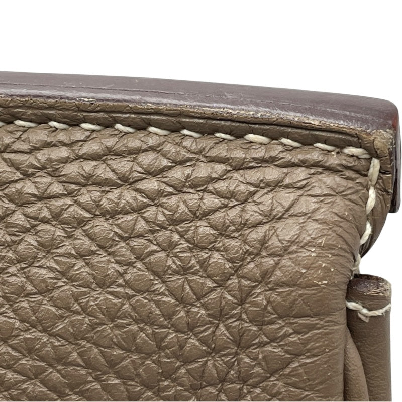 エルメス HERMES バーキン30 □O刻 エトゥープ SV金具 トゴ レディース ハンドバッグ