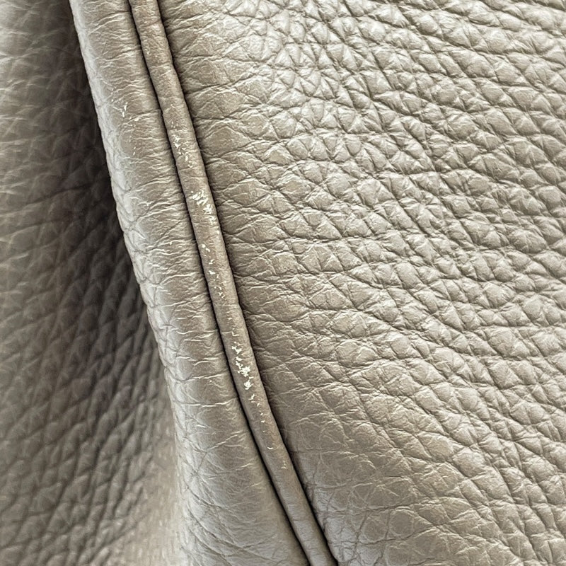 エルメス HERMES バーキン30 □O刻 エトゥープ SV金具 トゴ レディース ハンドバッグ