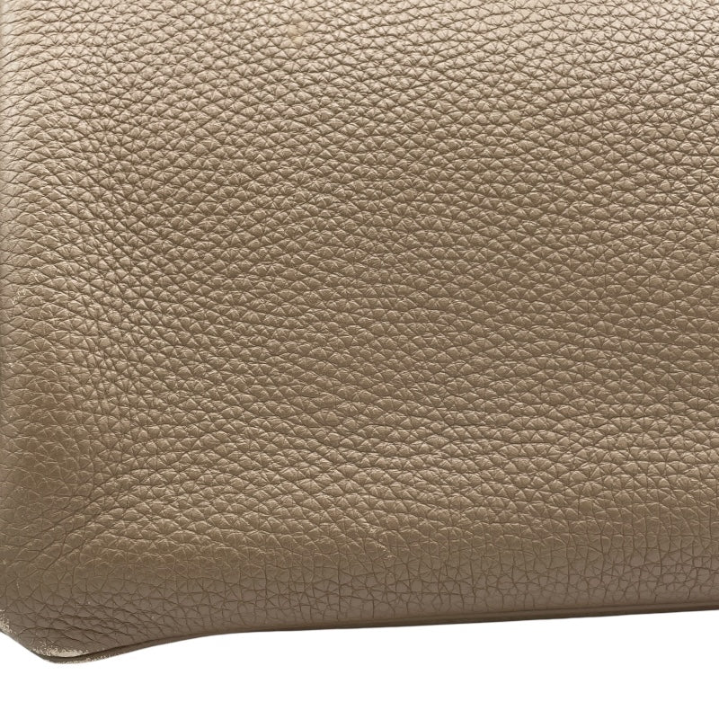 エルメス HERMES バーキン30 □O刻 エトゥープ SV金具 トゴ レディース ハンドバッグ