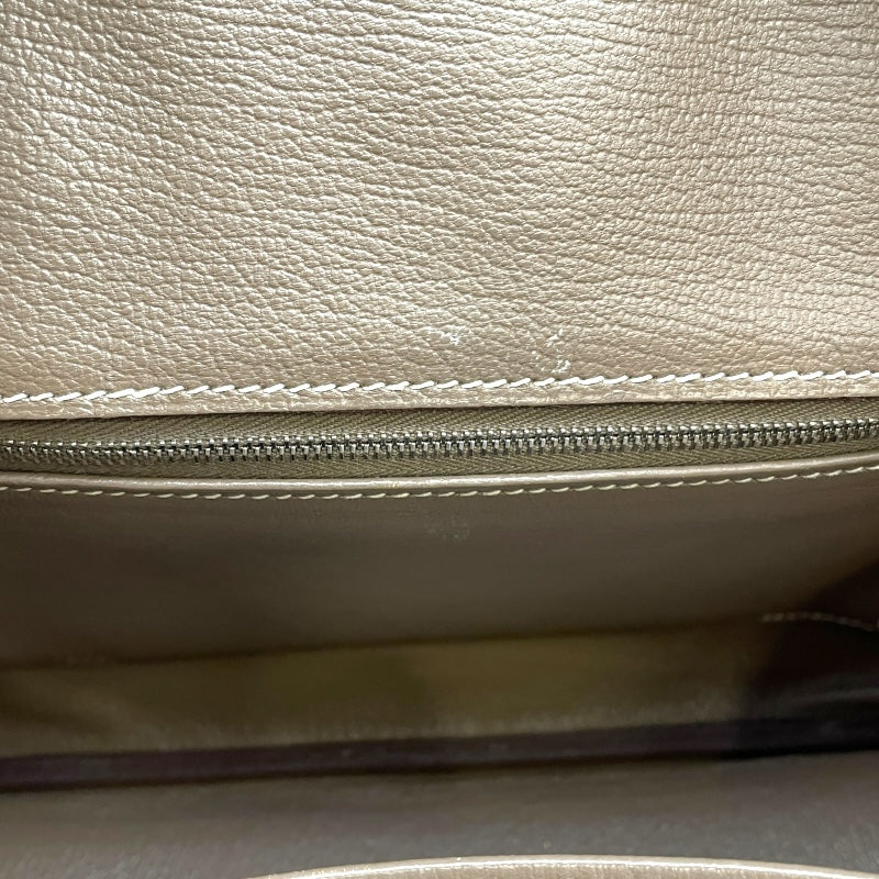 エルメス HERMES バーキン30 □O刻 エトゥープ SV金具 トゴ レディース ハンドバッグ