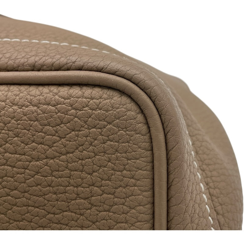 エルメス HERMES ガーデンパーティーPM C刻 エトゥープ SV金具 ネゴンダ レディース ハンドバッグ