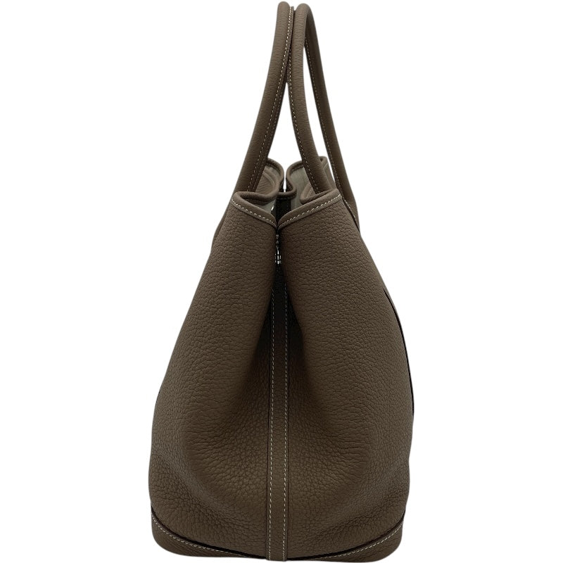 エルメス HERMES ガーデンパーティーPM C刻 エトゥープ SV金具 ネゴンダ レディース ハンドバッグ