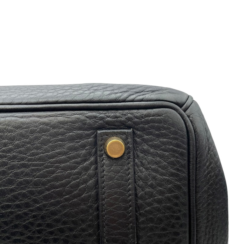 エルメス HERMES バーキン35 □H刻 ブラック GD金具 トゴ レディース ハンドバッグ
