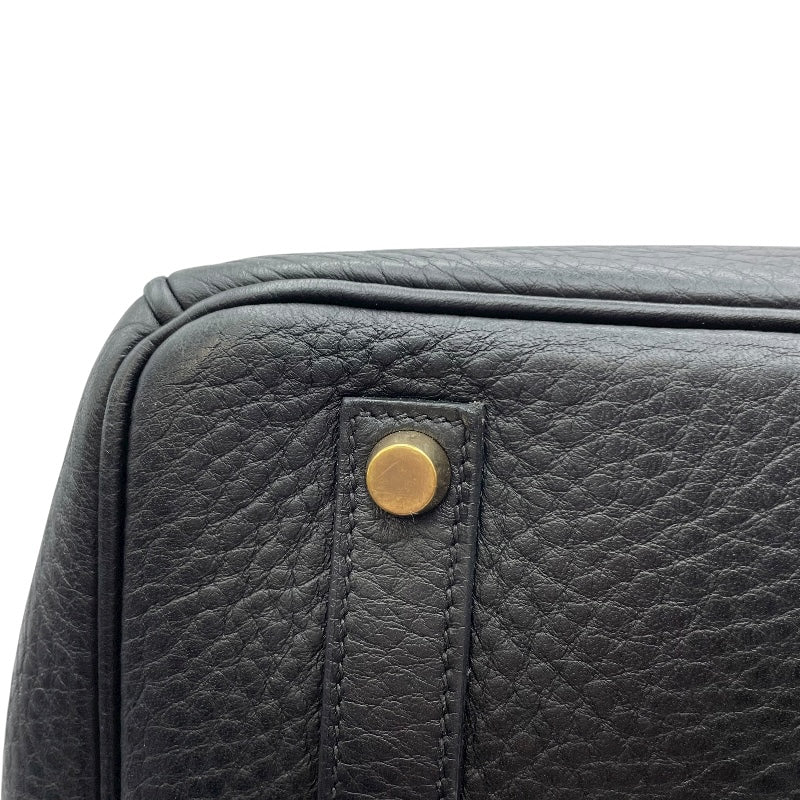 エルメス HERMES バーキン35 □H刻 ブラック GD金具 トゴ レディース ハンドバッグ
