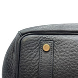 エルメス HERMES バーキン35 □H刻 ブラック GD金具 トゴ レディース ハンドバッグ