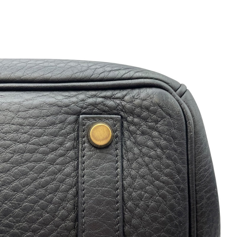 エルメス HERMES バーキン35 □H刻 ブラック GD金具 トゴ レディース ハンドバッグ