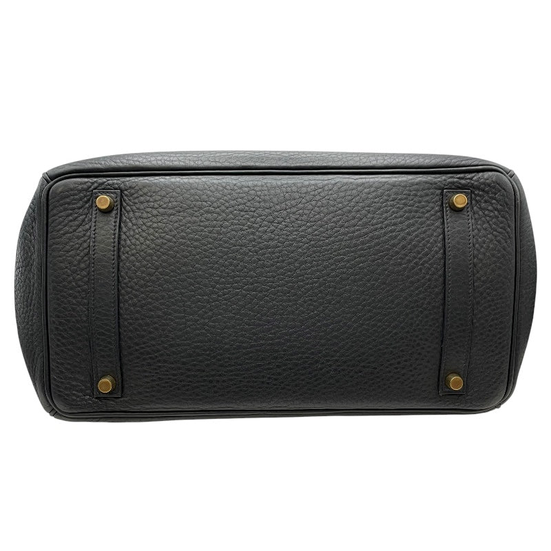 エルメス HERMES バーキン35 □H刻 ブラック GD金具 トゴ レディース ハンドバッグ
