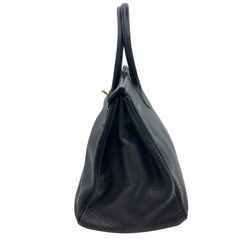 エルメス HERMES バーキン35 □H刻 ブラック GD金具 トゴ レディース ハンドバッグ