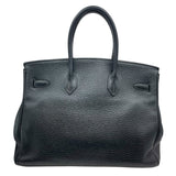 エルメス HERMES バーキン35 □H刻 ブラック GD金具 トゴ レディース ハンドバッグ