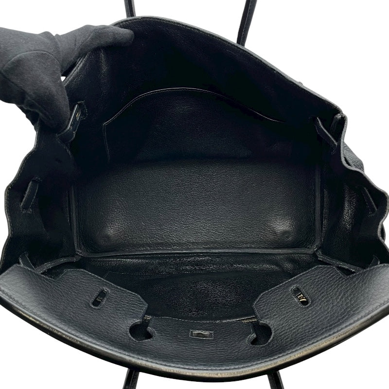 エルメス HERMES バーキン35 □H刻 ブラック GD金具 トゴ レディース ハンドバッグ