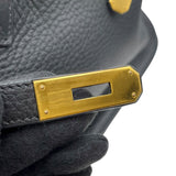 エルメス HERMES バーキン35 □H刻 ブラック GD金具 トゴ レディース ハンドバッグ