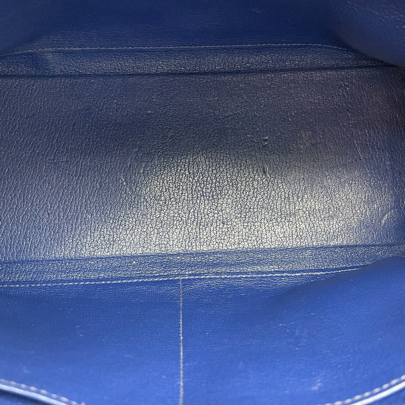 エルメス HERMES ケリー32 内縫い □Q刻 ブルードマルト GD金具 トリヨンモーリス レディース ショルダーバッグ