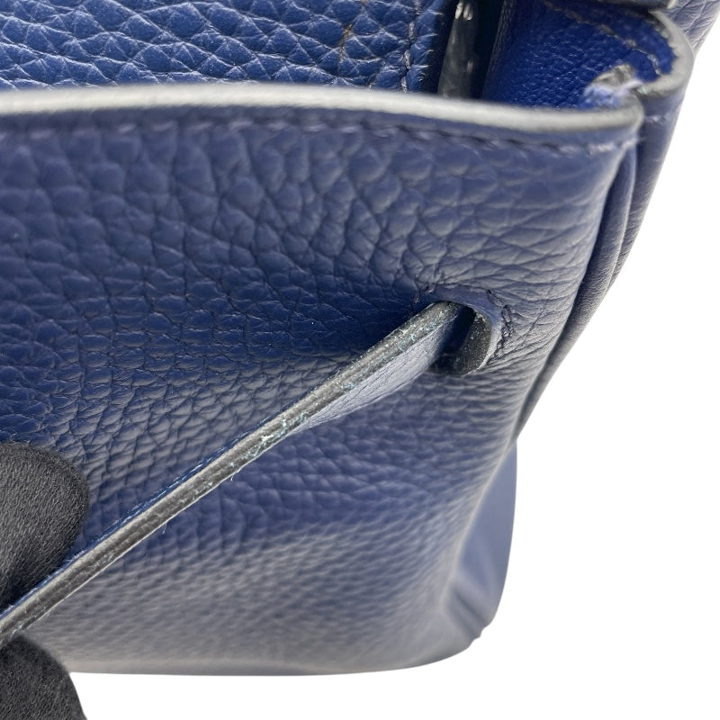 エルメス HERMES ケリー32 内縫い □Q刻 ブルードマルト GD金具 トリヨンモーリス レディース ショルダーバッグ