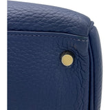 エルメス HERMES ケリー32 内縫い □Q刻 ブルードマルト GD金具 トリヨンモーリス レディース ショルダーバッグ