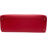 エルメス HERMES ケリー35 内縫い キャンディ □P刻 ルージュカザック ブルータラサ GD金具 エプソン レディース ハンドバッグ